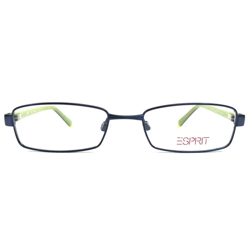 Esprit Kids Eyeglasses Frame ET17361 543 Blue Green Rectangle Full Rim 49-17-135